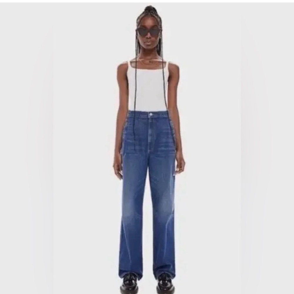 NWOT MOTHER Pinch Sneak Jeans in Bad Reputation